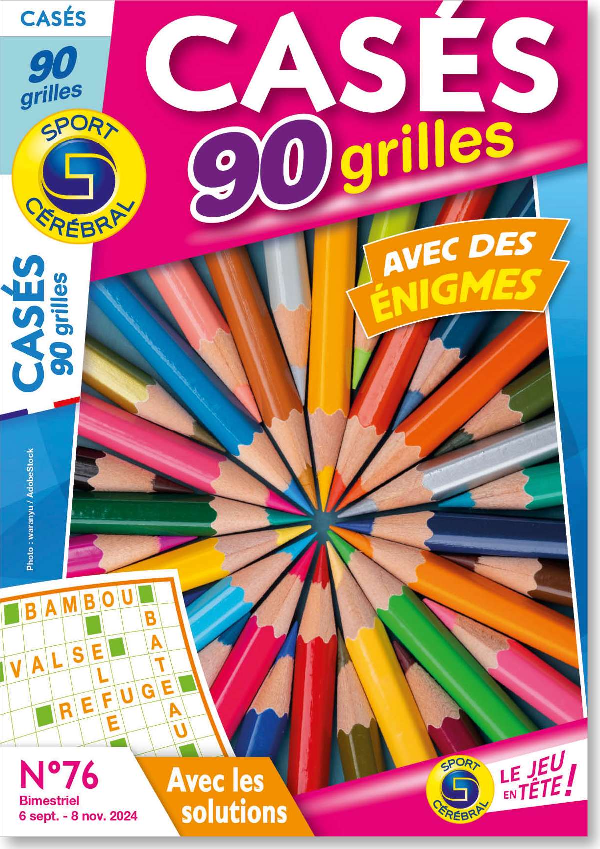 Casés 90 Grilles Numéro 76