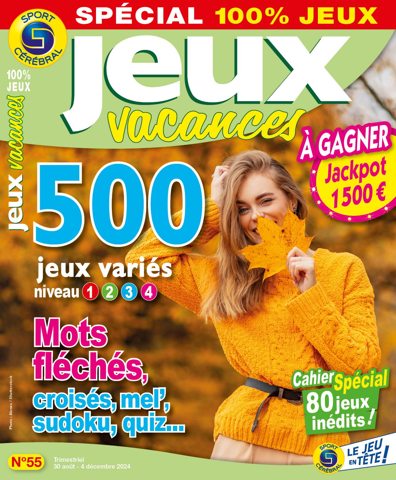 Jeux Vacances Spécial 100% Jeux Numéro 55