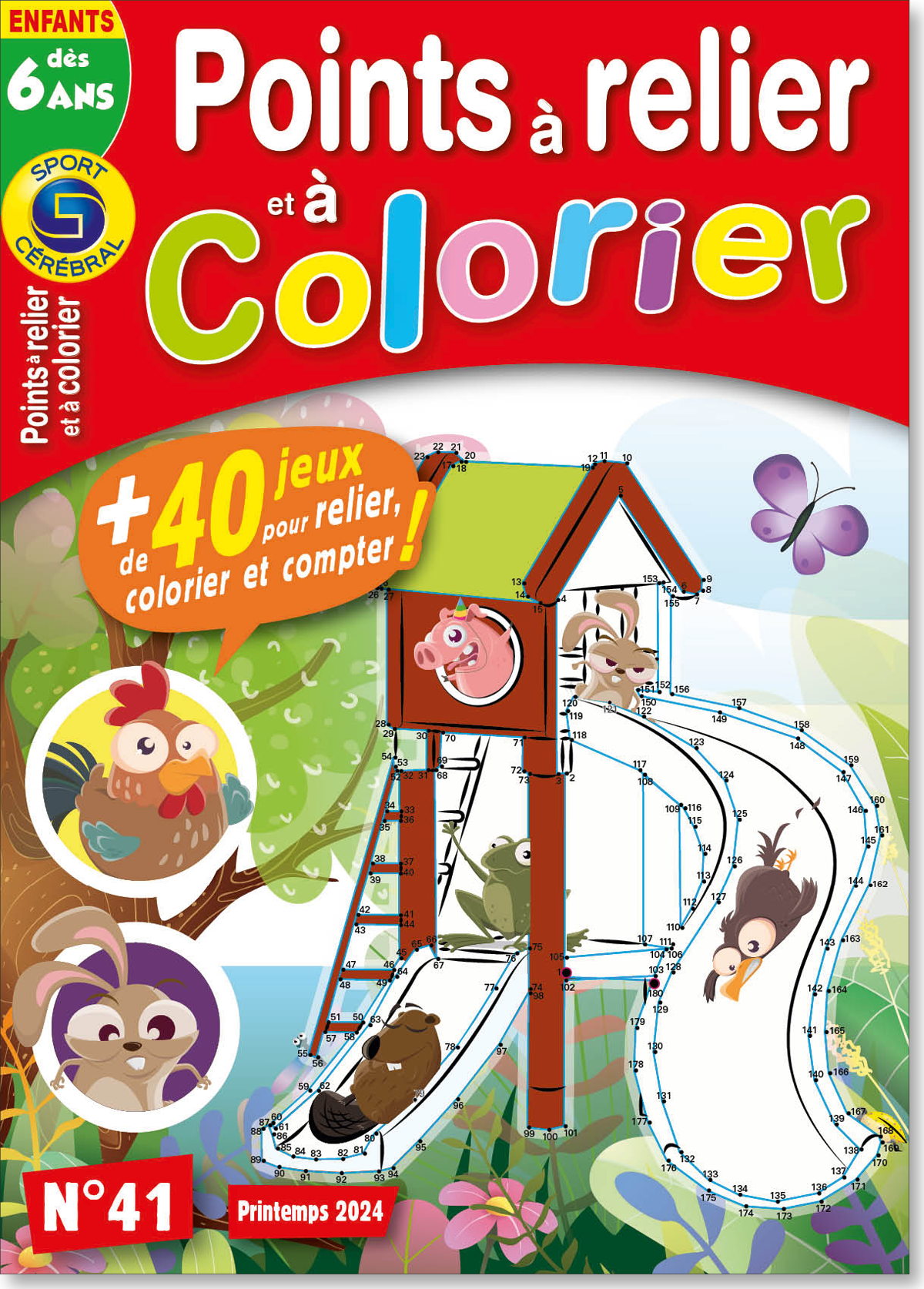 Points à relier et à colorier Numéro 41