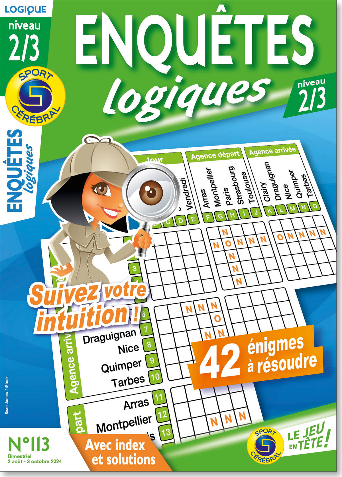 Enquêtes logiques niveau 2/3 Numéro 113