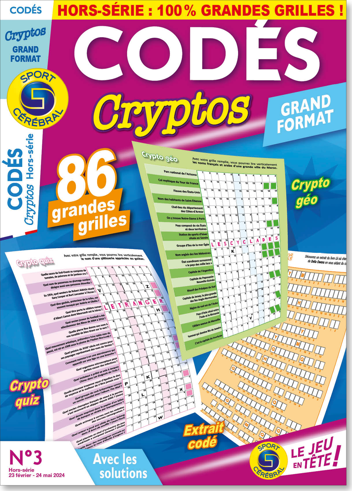 Codés Cryptos grand format Numéro 3