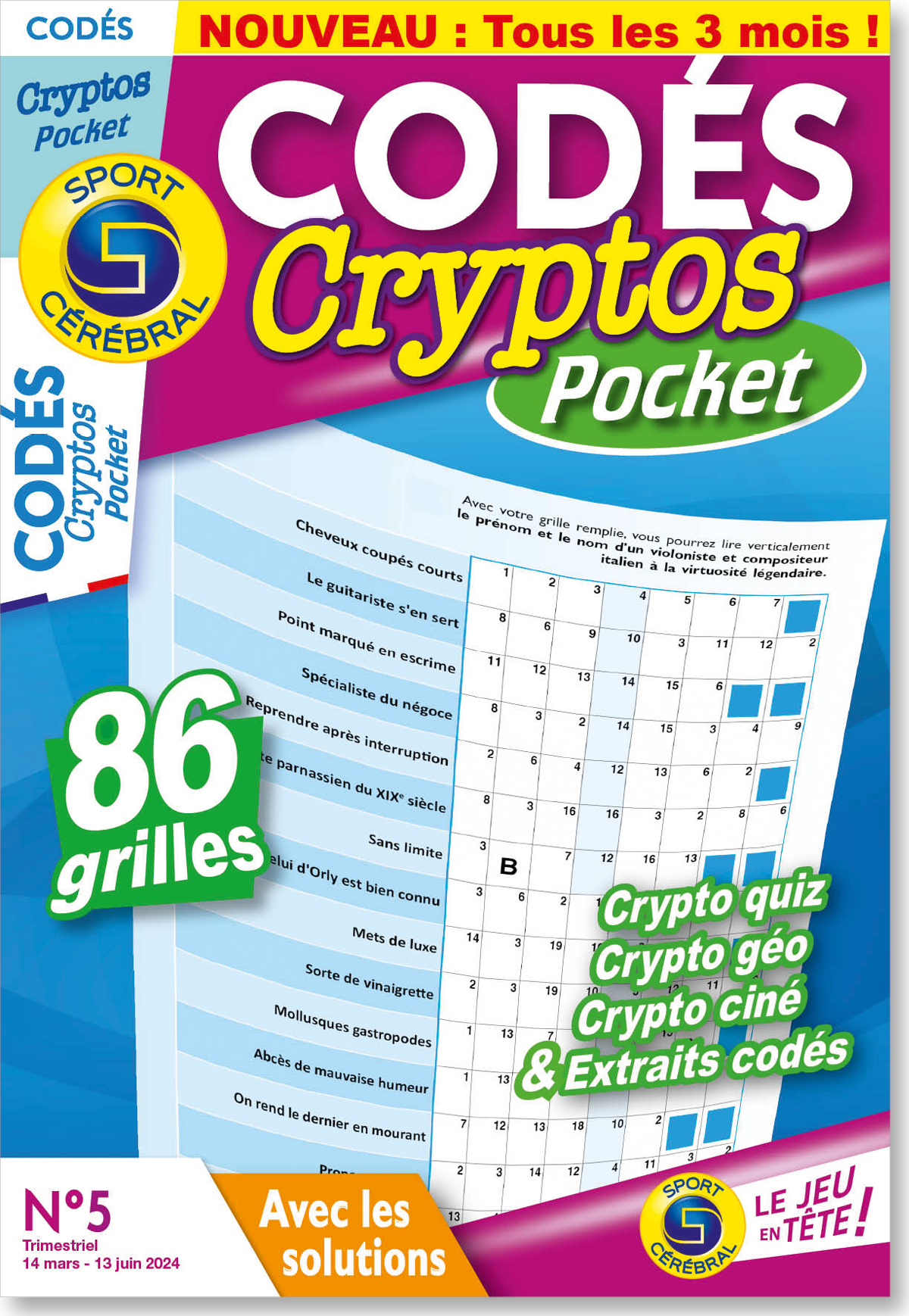 Codés Cryptos Pocket Numéro 5