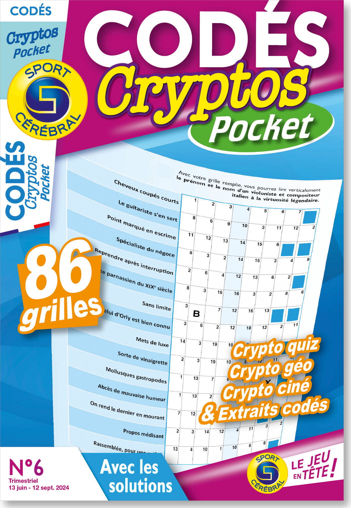 Codés Cryptos Pocket Numéro 6