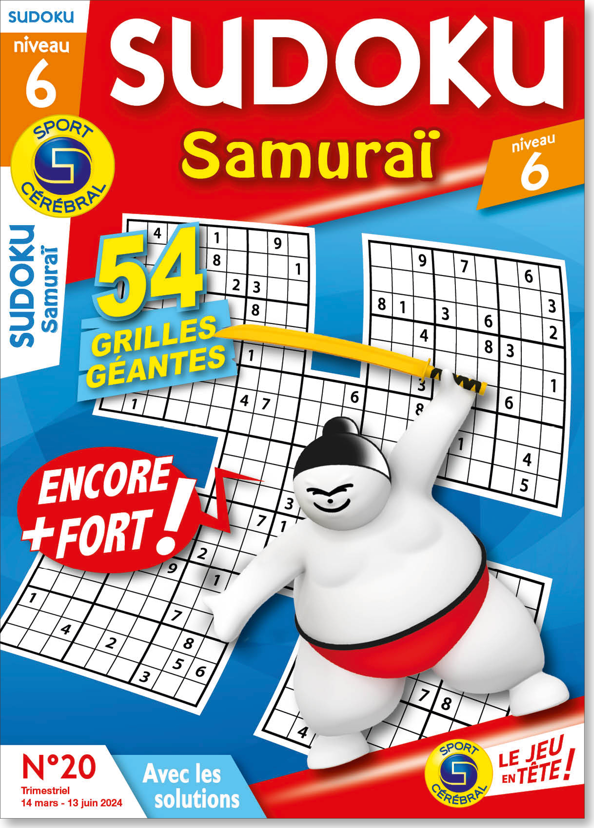 Sudoku Samuraï niveau 6 Numéro 20