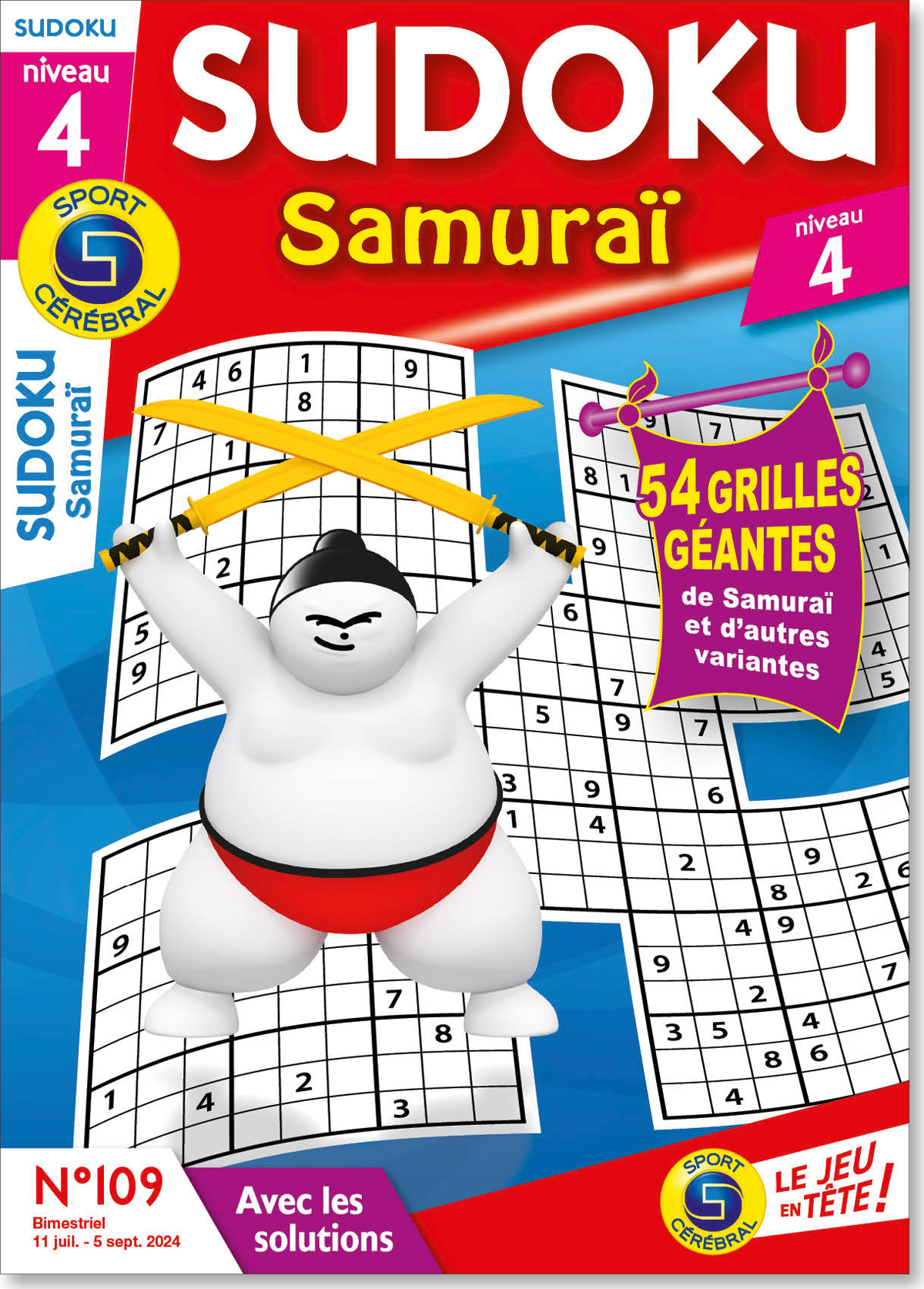 Sudoku Samuraï Numéro 109