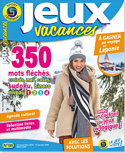 Jeux Vacances N°86