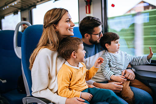 Activités dans le train